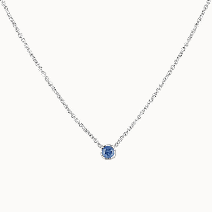 Gemstone Drop Necklace - Kyanite