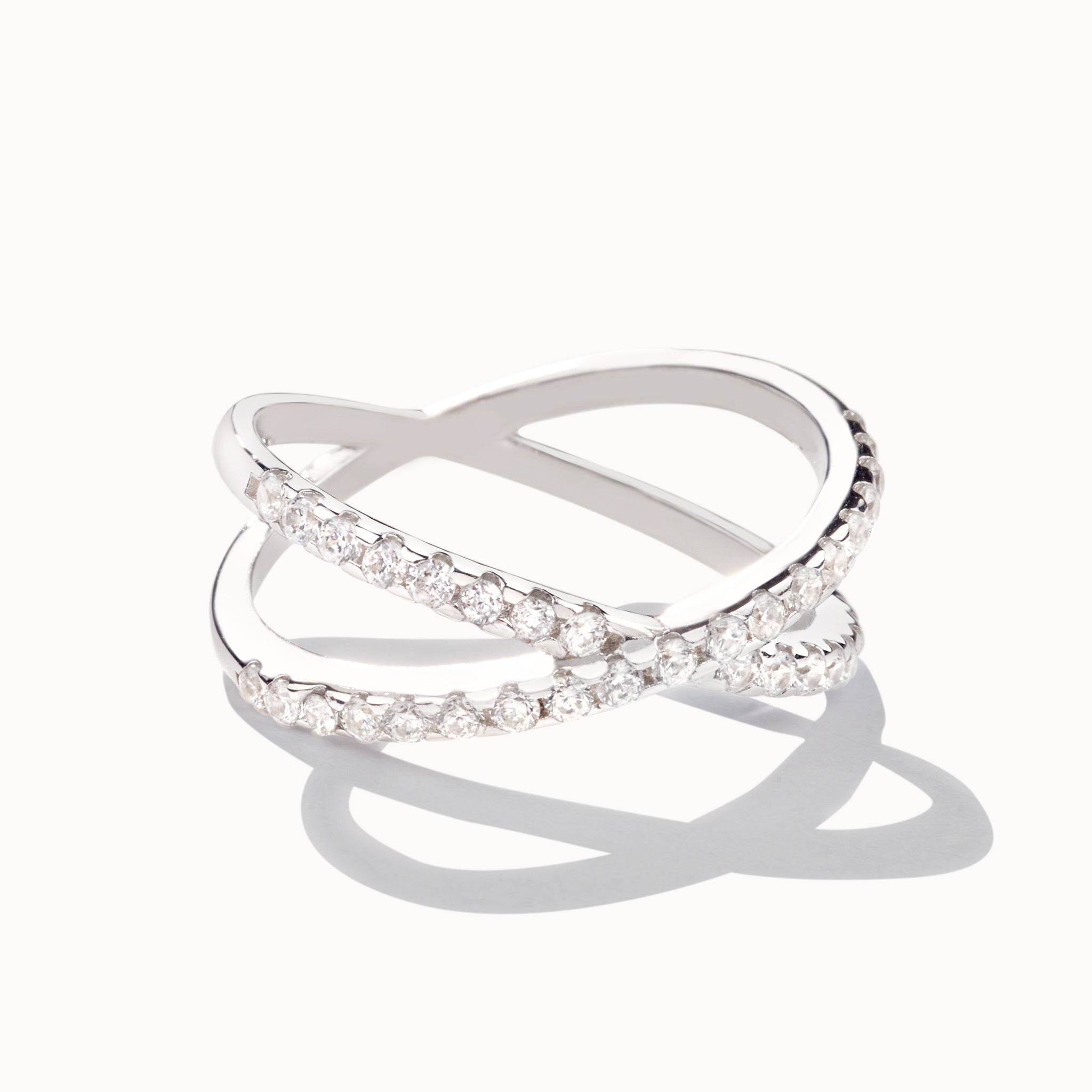 Criss-Cross Eternity Ring